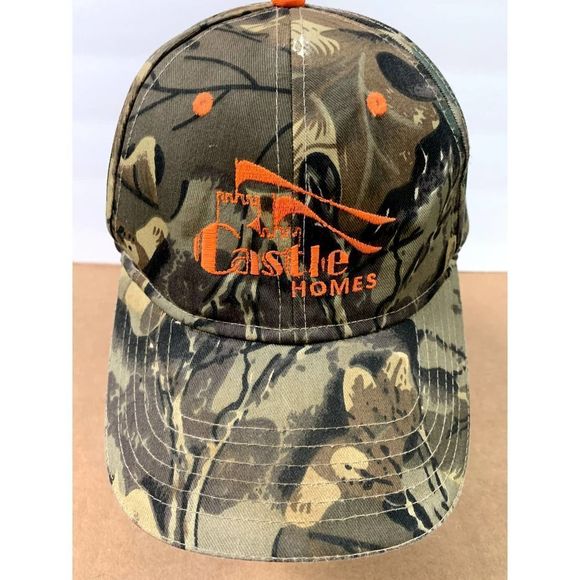 Vintage men's snapback cap Castle home otto low profile cap CAMO one size adult - Picture 2 of 6